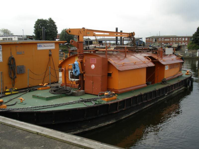 SS 1" welding barge