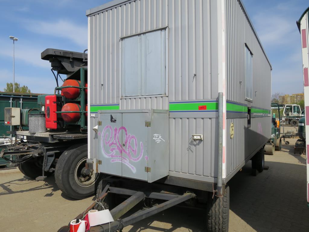 Used Finbau Finbeu 2-axle construction trailer for Sale (Auction Premium) | NetBid Industrial Auctions