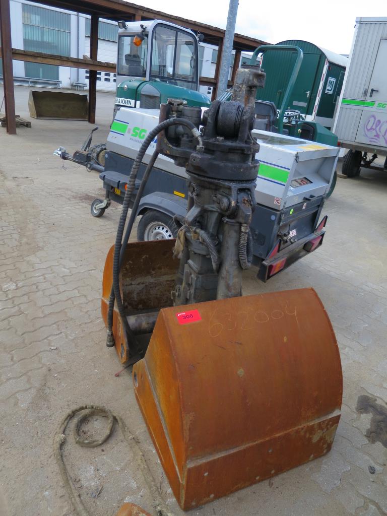 Used Hydraulic 2-shell rotary gripper for Sale (Auction Premium) | NetBid Industrial Auctions