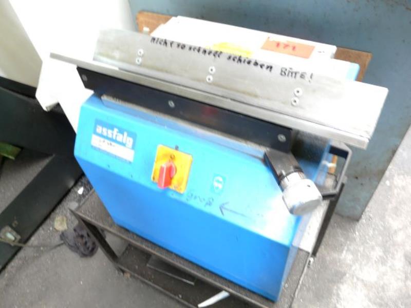 Used Assfalg edge milling machine for Sale (Auction Premium) | NetBid Industrial Auctions