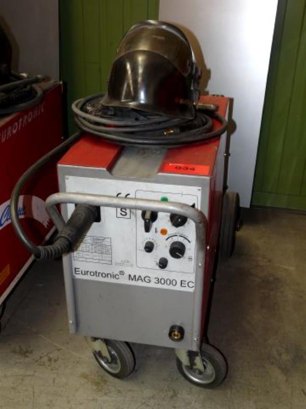 Used Eurotronic MAG 3000 EC gas metal-ac welding equipment for Sale (Auction Premium) | NetBid Industrial Auctions