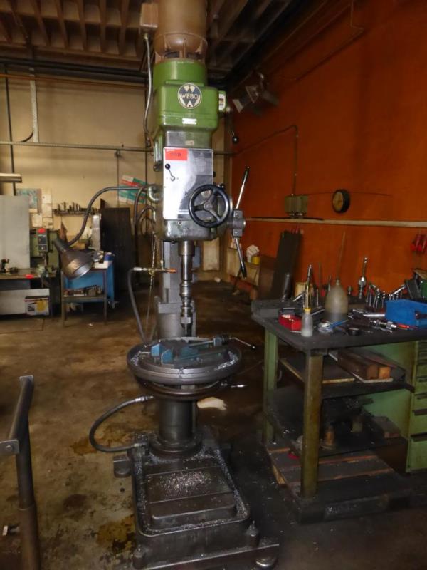 Used Webo Ständer-Bohrmaschine for Sale (Auction Premium) | NetBid Industrial Auctions