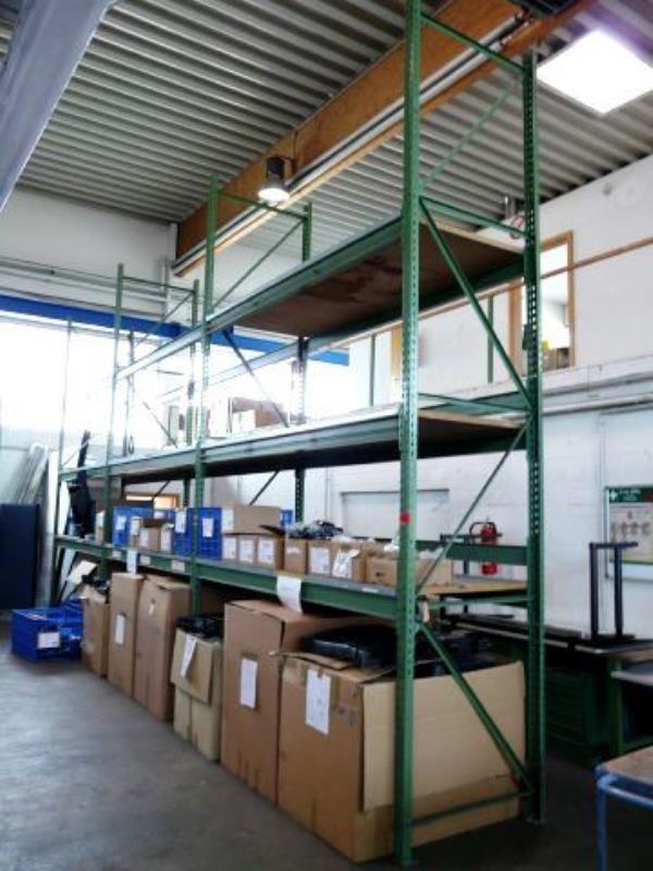 Used 66 lfm. pallet shelves for Sale (Auction Premium) | NetBid Industrial Auctions