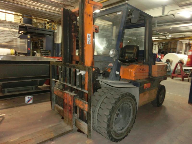 Used Toyota 5FD45 Diesel forklift truck for Sale (Auction Premium) | NetBid Industrial Auctions