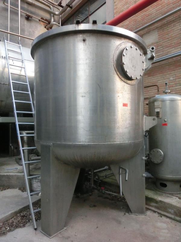 Used Argelich Termes SRP 500 stainless steel storage tank for Sale (Auction Premium) | NetBid Industrial Auctions