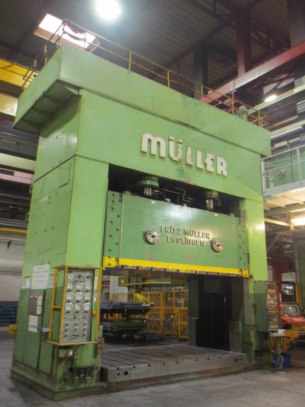 Used Müller BZE 1000-32.10.1 hydraulic drawing press for Sale (Trading Premium) | NetBid Industrial Auctions