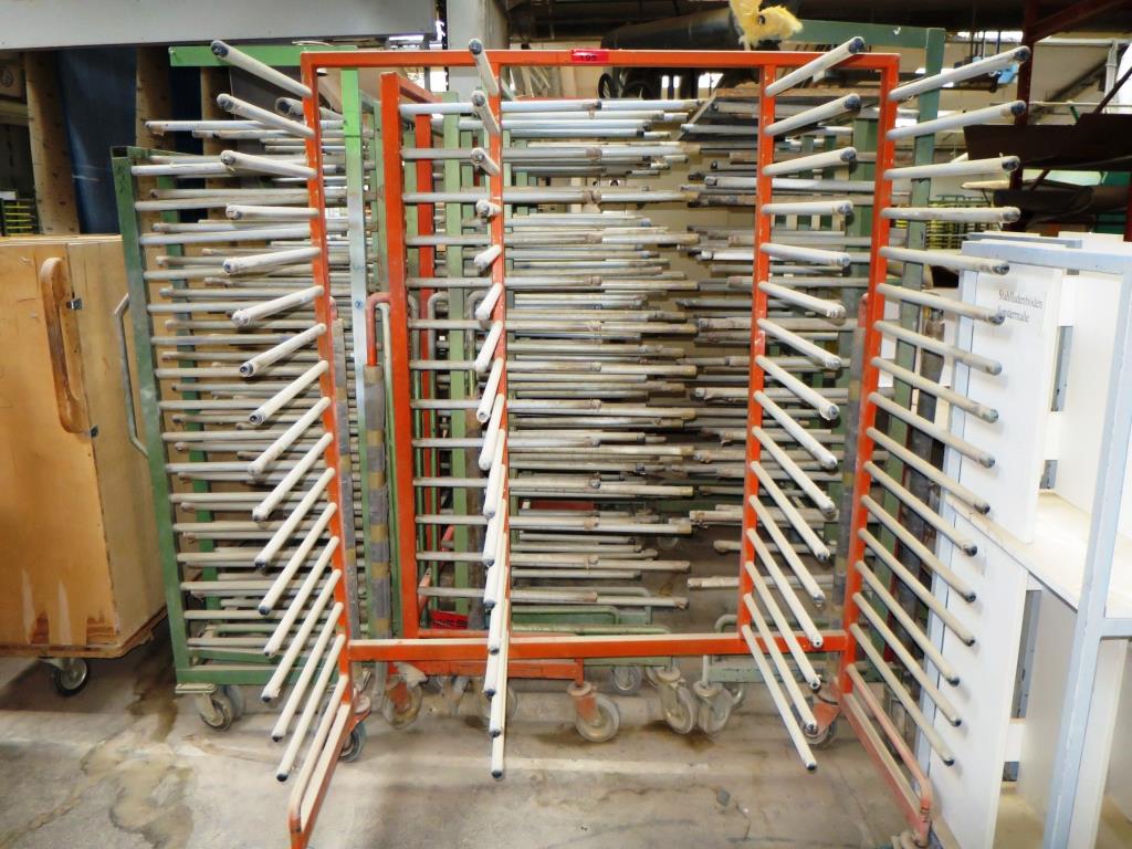 Used Jowi Regalrechen B 590 u.a. 10 Lacquer drying shelf trolley for Sale (Auction Premium) | NetBid Industrial Auctions