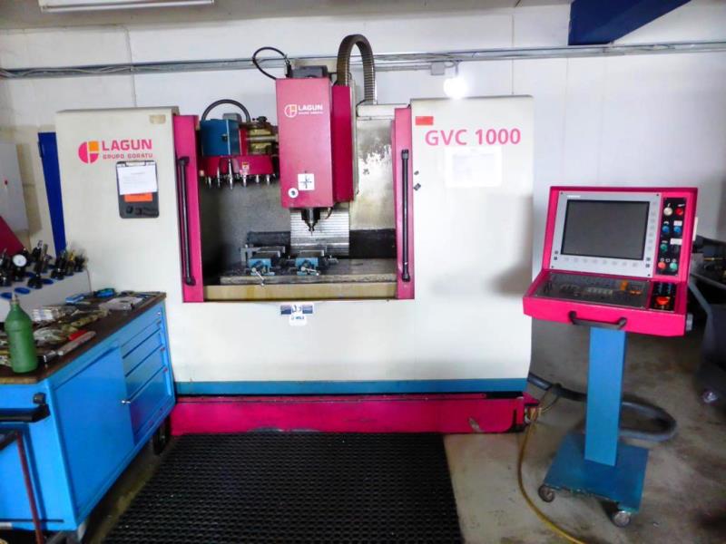 Used Lagun GVC 1000 CNC processing machine for Sale (Trading Premium) | NetBid Industrial Auctions