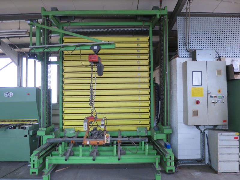 Used Heitling Cassette storage rack for Sale (Auction Premium) | NetBid Industrial Auctions
