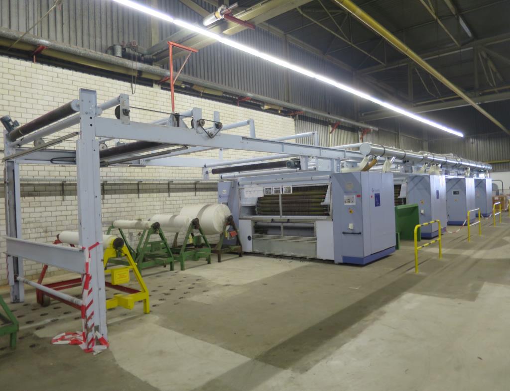 Used napping line for Sale (Trading Premium) | NetBid Industrial Auctions