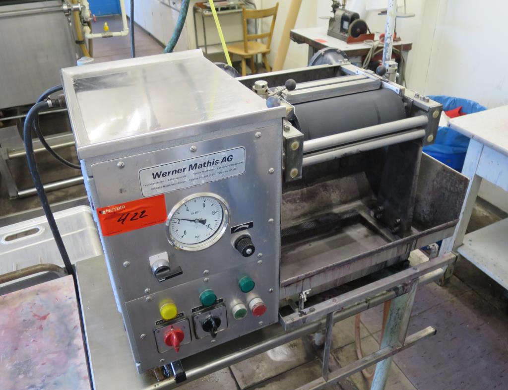Mathis HVF 7484 laboratory padding machine