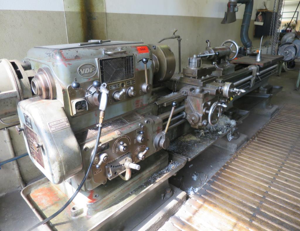 Used VDF Heidenreich + Harbeck sliding and screw cutting lathe for Sale (Auction Premium) | NetBid Industrial Auctions