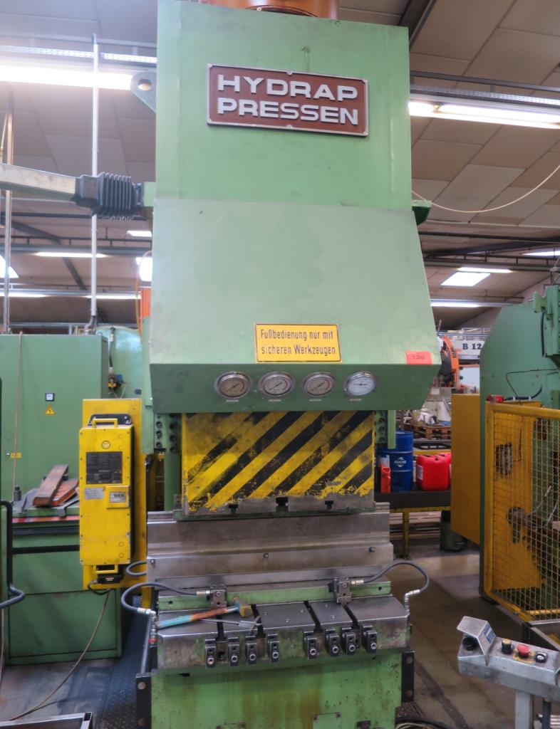 Used Hydrap HPSZB160 C-frame hydraulic press for Sale (Auction Premium) | NetBid Industrial Auctions