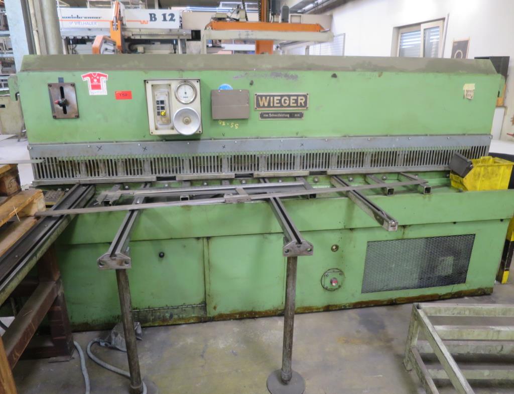 Used Wieger Delta 4/25 Guillotine shears for Sale (Auction Premium) | NetBid Industrial Auctions