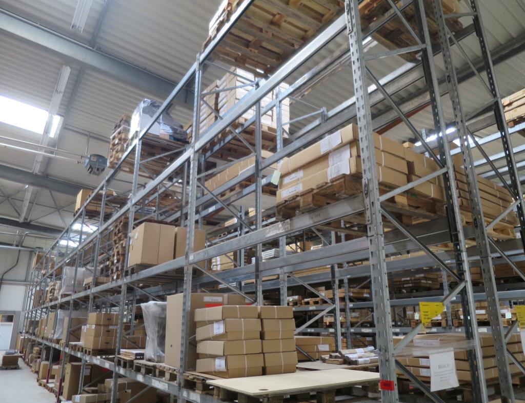 Used 2 Pallet racks (10 and 9), without contents; ATTENTION: later release by arrangement for Sale (Trading Premium) | NetBid Industrial Auctions