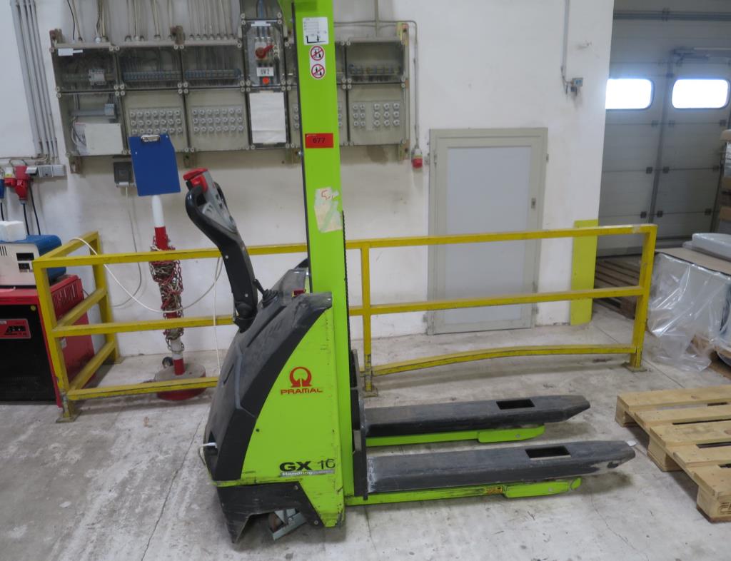 Used Pramac GX 10/16 Electric pedestrian forklift truck (52) for Sale (Auction Premium) | NetBid Industrial Auctions