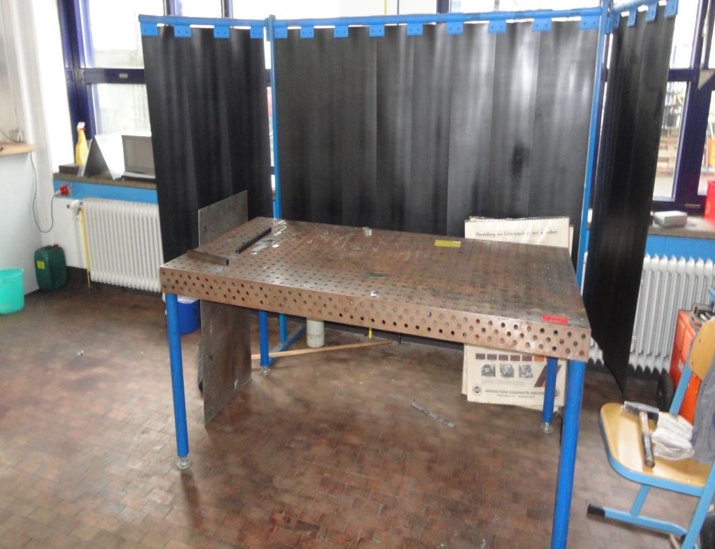 Used Perforated plate table (welding table) for Sale (Auction Premium) | NetBid Industrial Auctions
