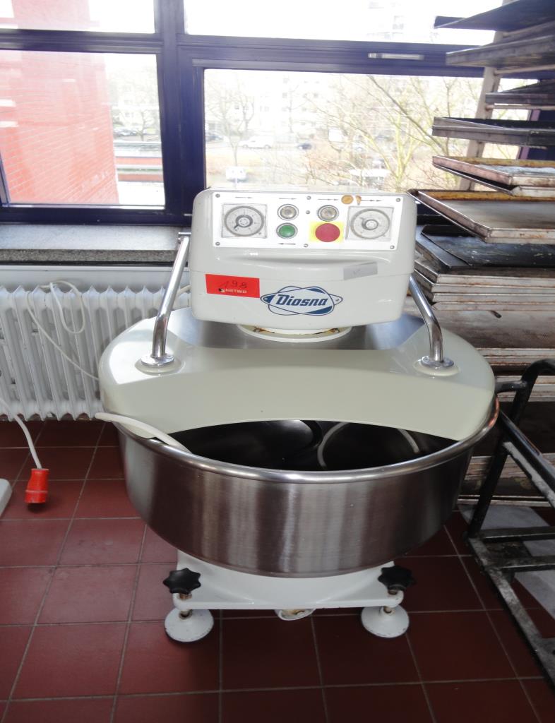 Used Diosna SP 80 D Spiral kneading machine for Sale (Auction Premium) | NetBid Industrial Auctions