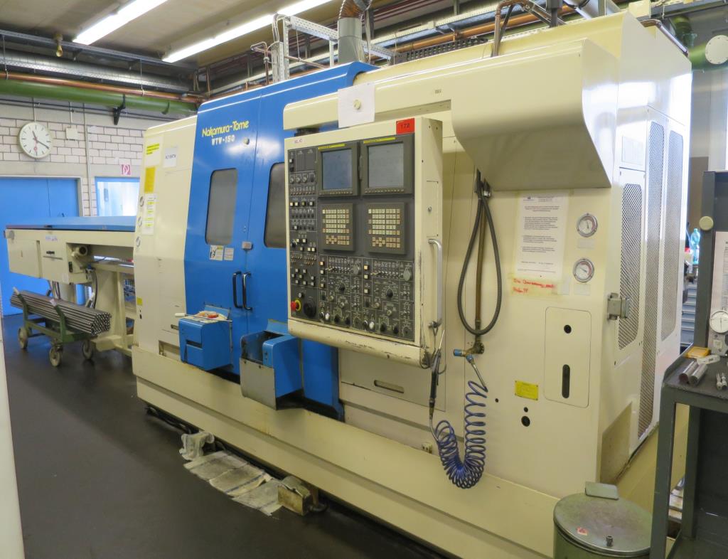 Used Nakamura WTW-150 CNC double-spindle automatic lathe for Sale (Trading Premium) | NetBid Industrial Auctions