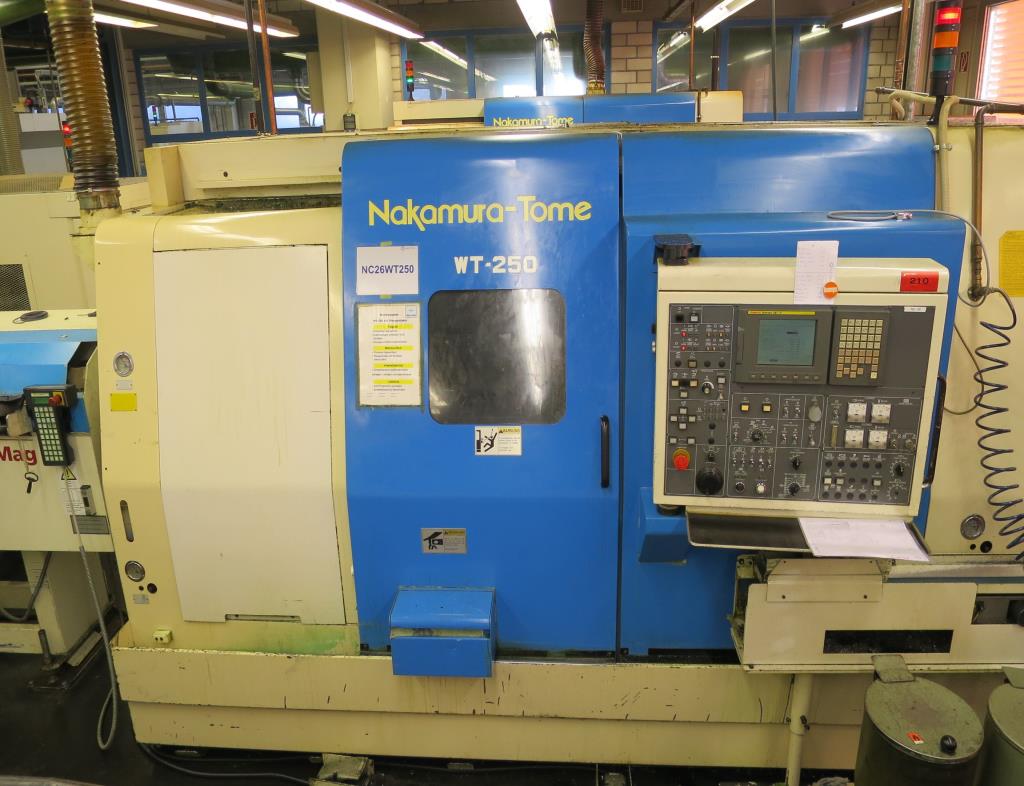 Used Nakamura WT 250 CNC lathe for Sale (Auction Premium) | NetBid Industrial Auctions
