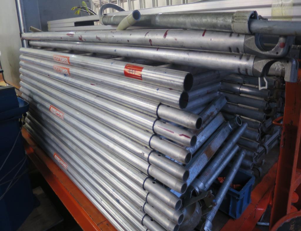 Used Siedra 1 Posten Aluminum quick-assembly scaffolding parts for Sale (Auction Premium) | NetBid Industrial Auctions