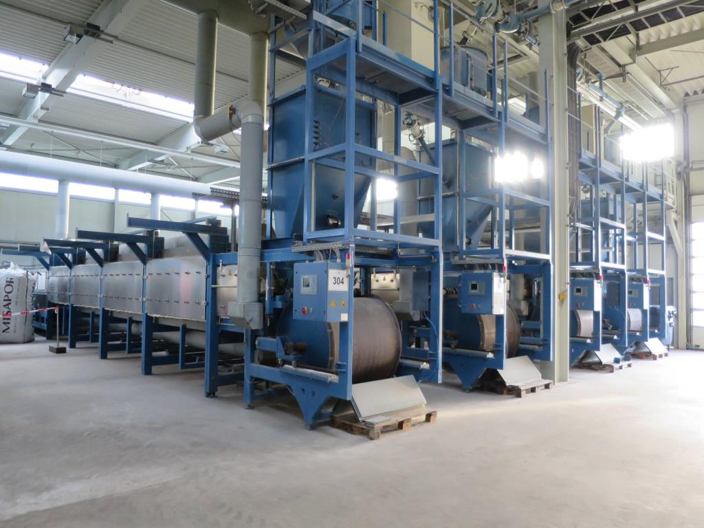 Machinery and equipment for the manufacture of cellular glass (foam glass gravel) 