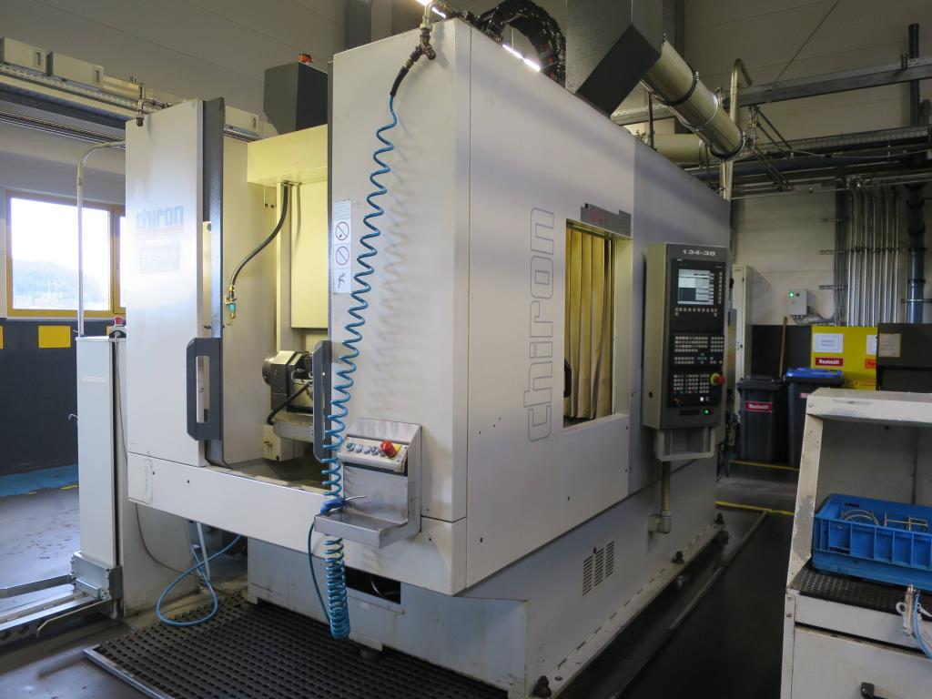 Chiron DZ15K W High Speed CNC double-spindle machining center (vertical)
