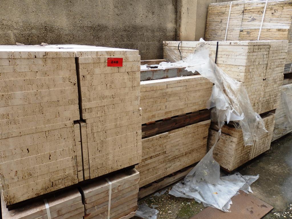 Pallets with Marble flooring