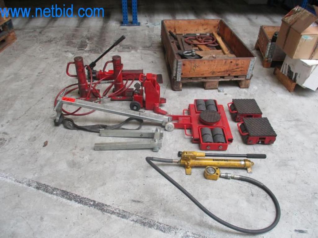 Heavy-duty lifting and roller set