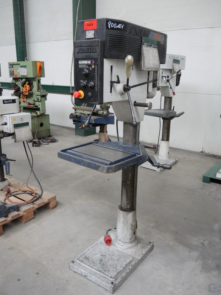 Used Alzmetall Alzstar 40/S pillar drilling machine, #89 for Sale (Auction Premium) | NetBid Industrial Auctions
