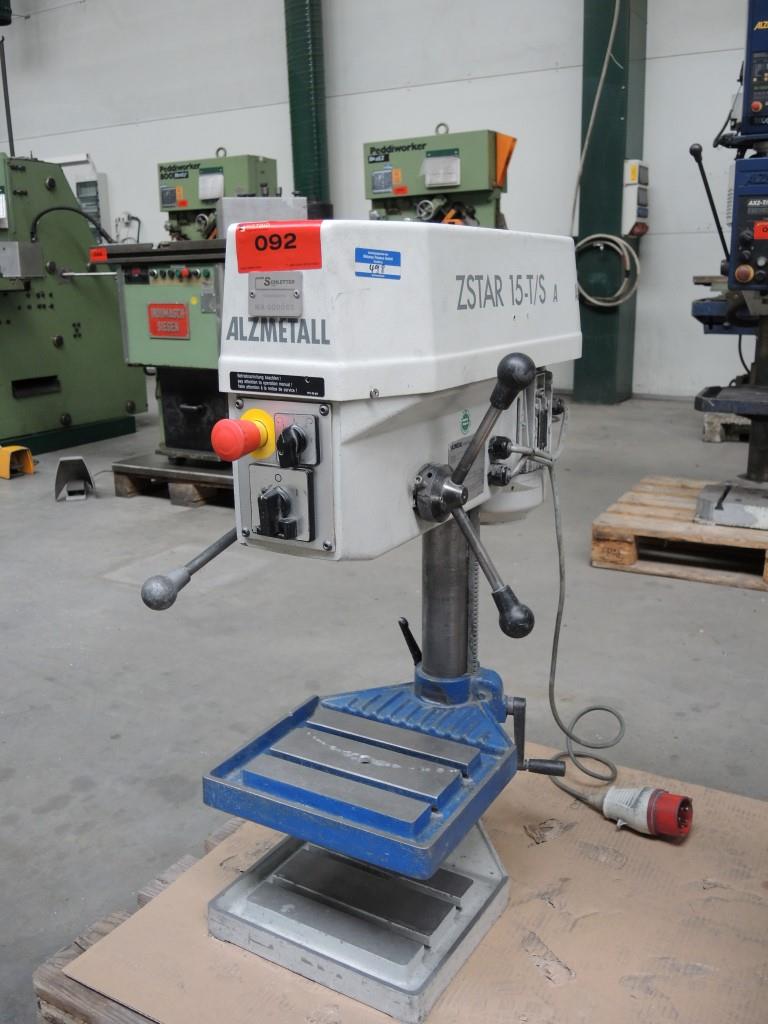 Used Alzmetall Alzstar 15-T/S bench drilling machine, #92 for Sale (Auction Premium) | NetBid Industrial Auctions