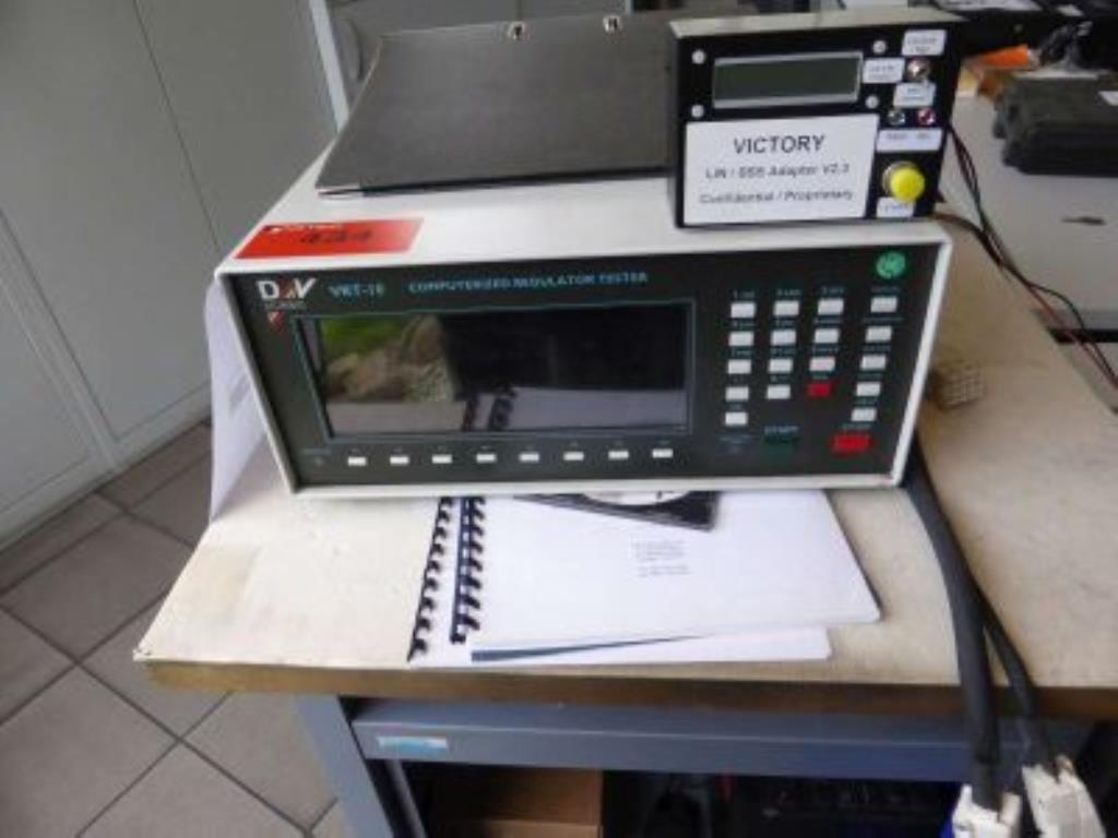 D+V Electronics VRT-10 Computerized Regulator Tester Testing device