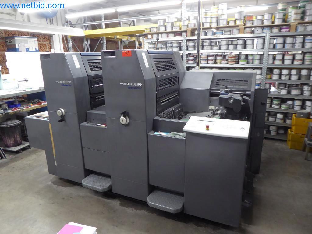 Machines of the area offset printing and 2-colour printing machines Heidelberg