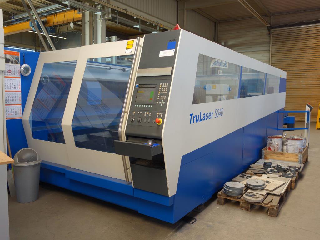 2D- laser cutting machine, TRUMPF, TruLaser 5040
