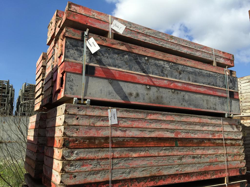 Peri TRIO Lot of formwork elements, size approx. 154 m², formwork facing phenolic resin, weight approx. 8,000 kg