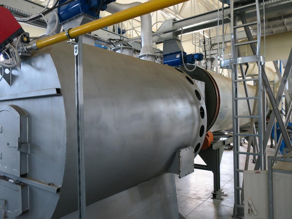 Machines from the biofuel production plant 
