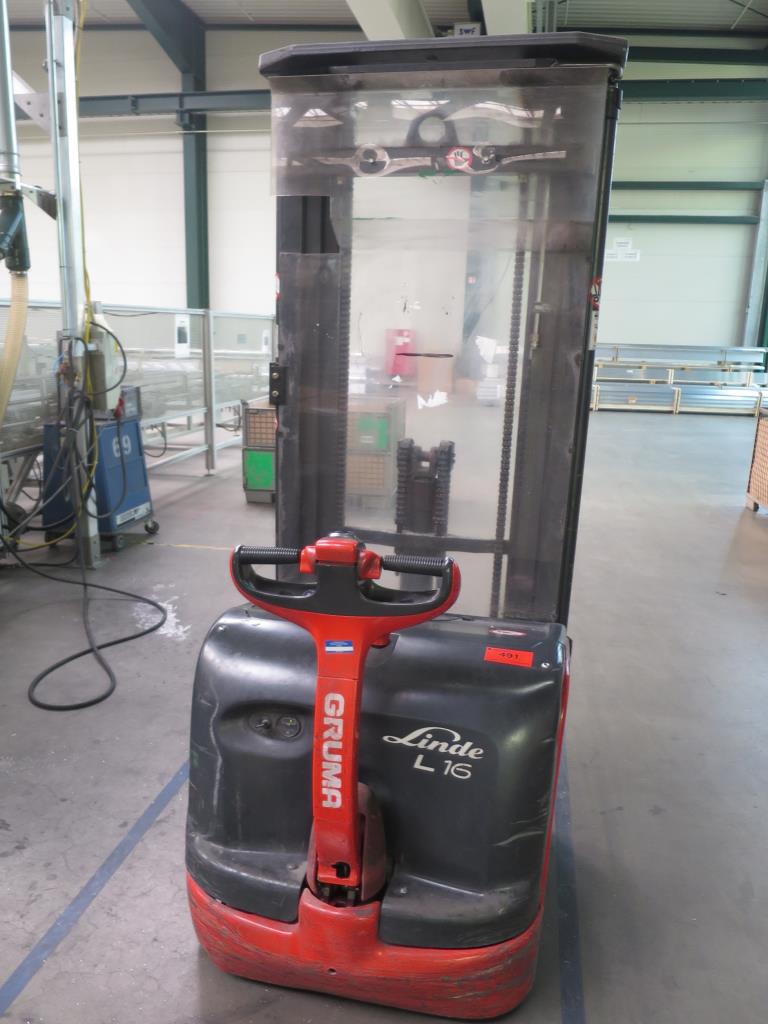 Linde L 16 electr. hand-guided lift truck (int. no. 116) #491