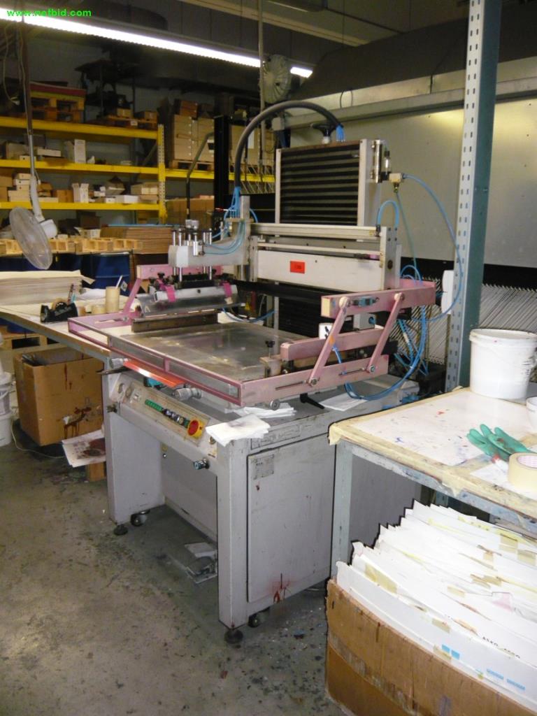Atma AT-750H/E semi-automatic screen printing table