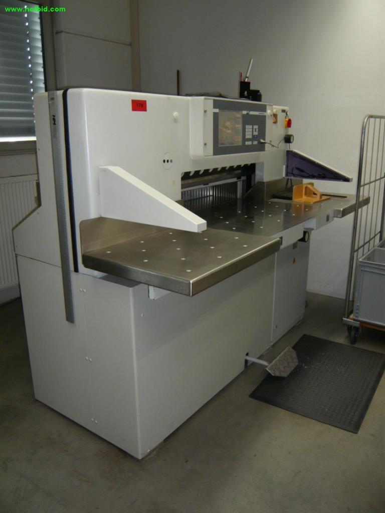 Wohlenberg 92 stack/guillotine cutter