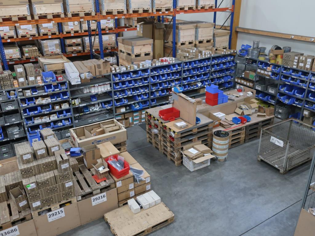 small parts warehouse stock