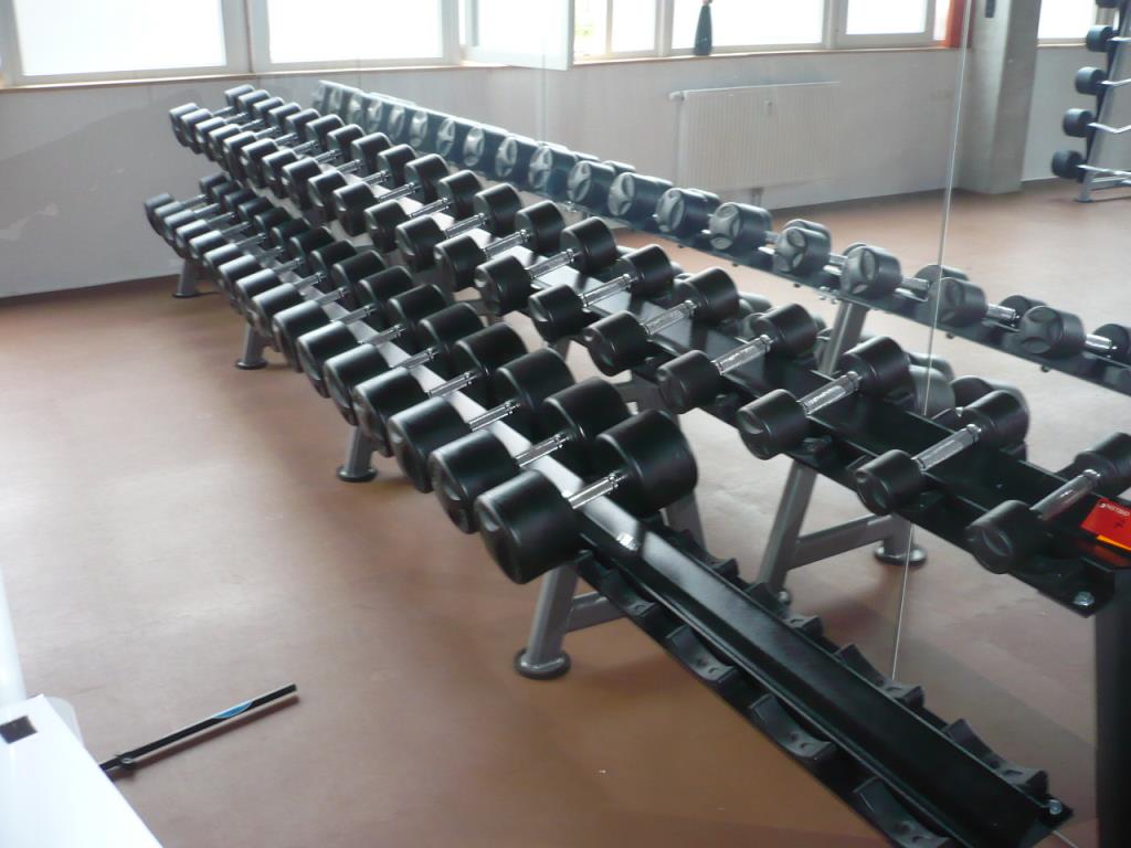 well-maintained fitness equipment
