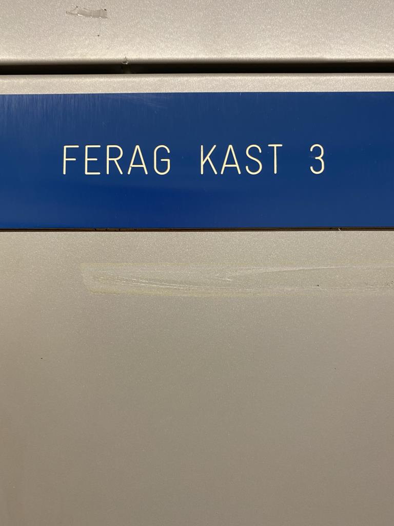 Ferag spareparts - not accessible during the viewing day