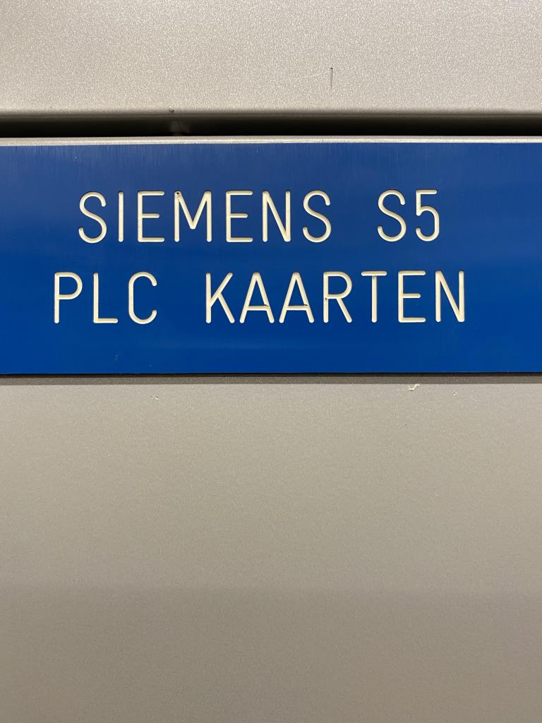 Siemens S5 PLC cards - not accessible during the viewing day