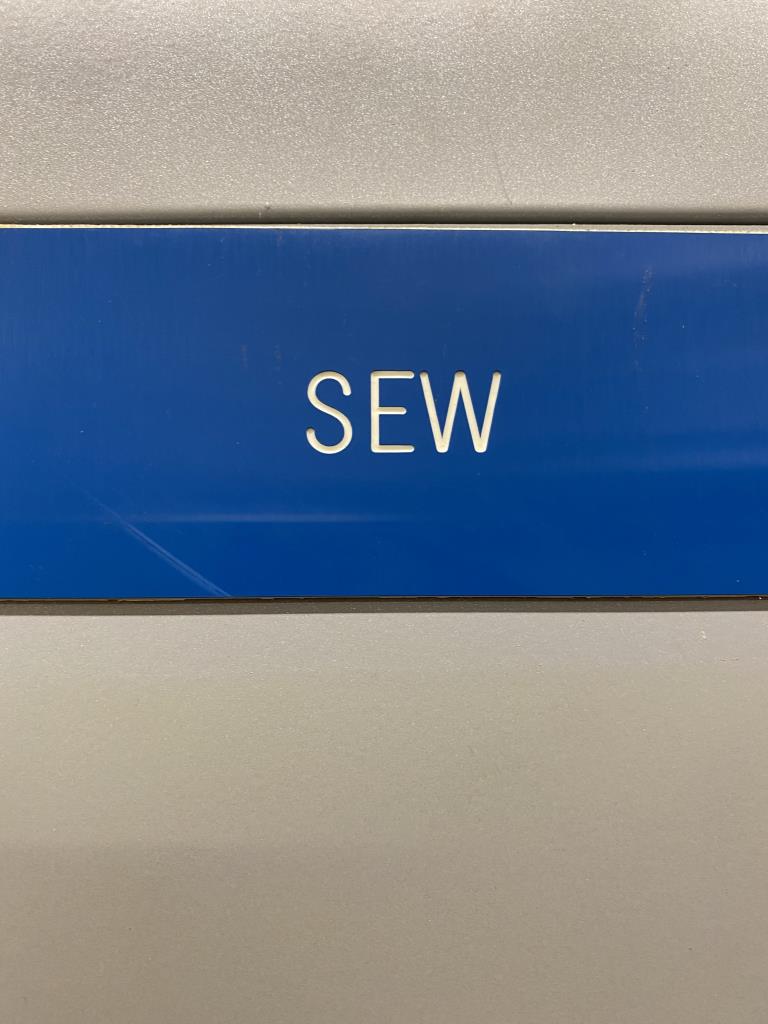 SEW control technology - not accessible during the viewing day