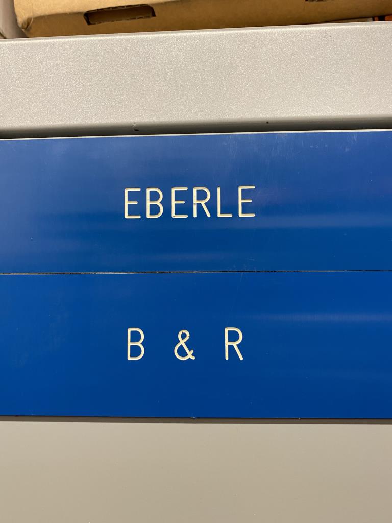 Eberle, B & R - not accessible during the viewing day