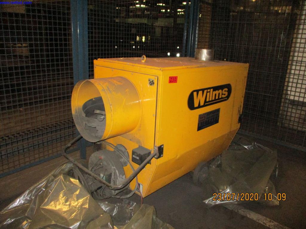 Wilms BV 380 mobile hall heating