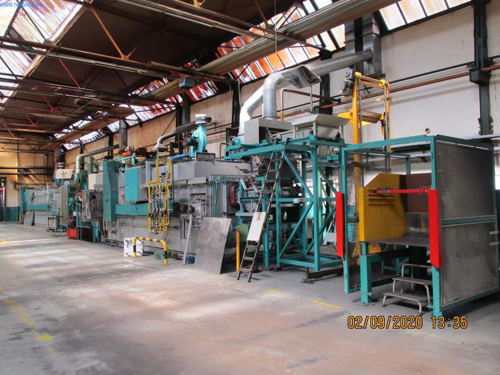 Continuous hardening plant
