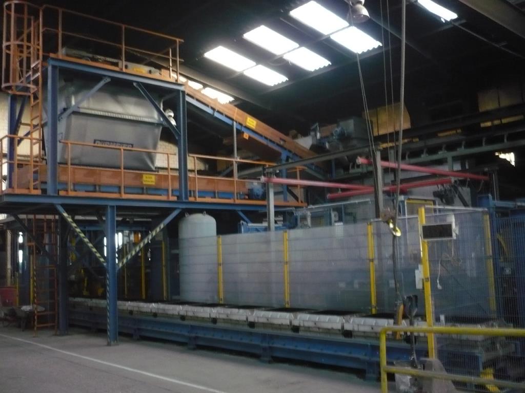 Automatic molding line, HWS, HSP-2 D 
- extremely reduced in price -