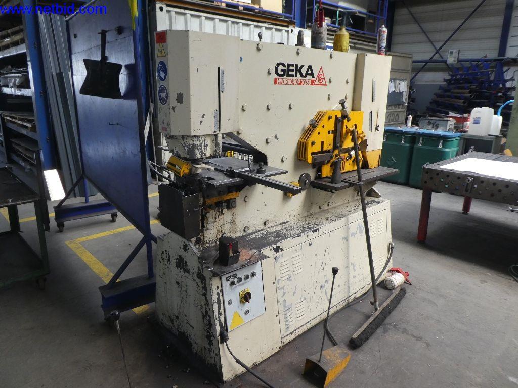 Geka HYDRACROP 70/SD combination punching/profile cutter
