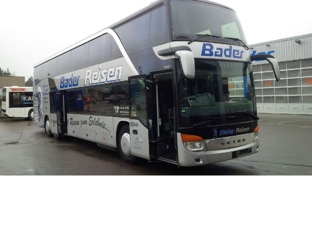 Well-maintained buses, coaches, bus transport trailers, operating and office equipment